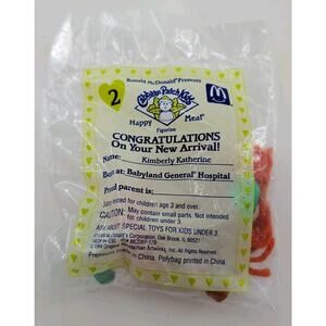 CABBAGE PATCH KIDS McDonalds Happy Meal Kimberly Katherine Xmas Elf Vintage 1994